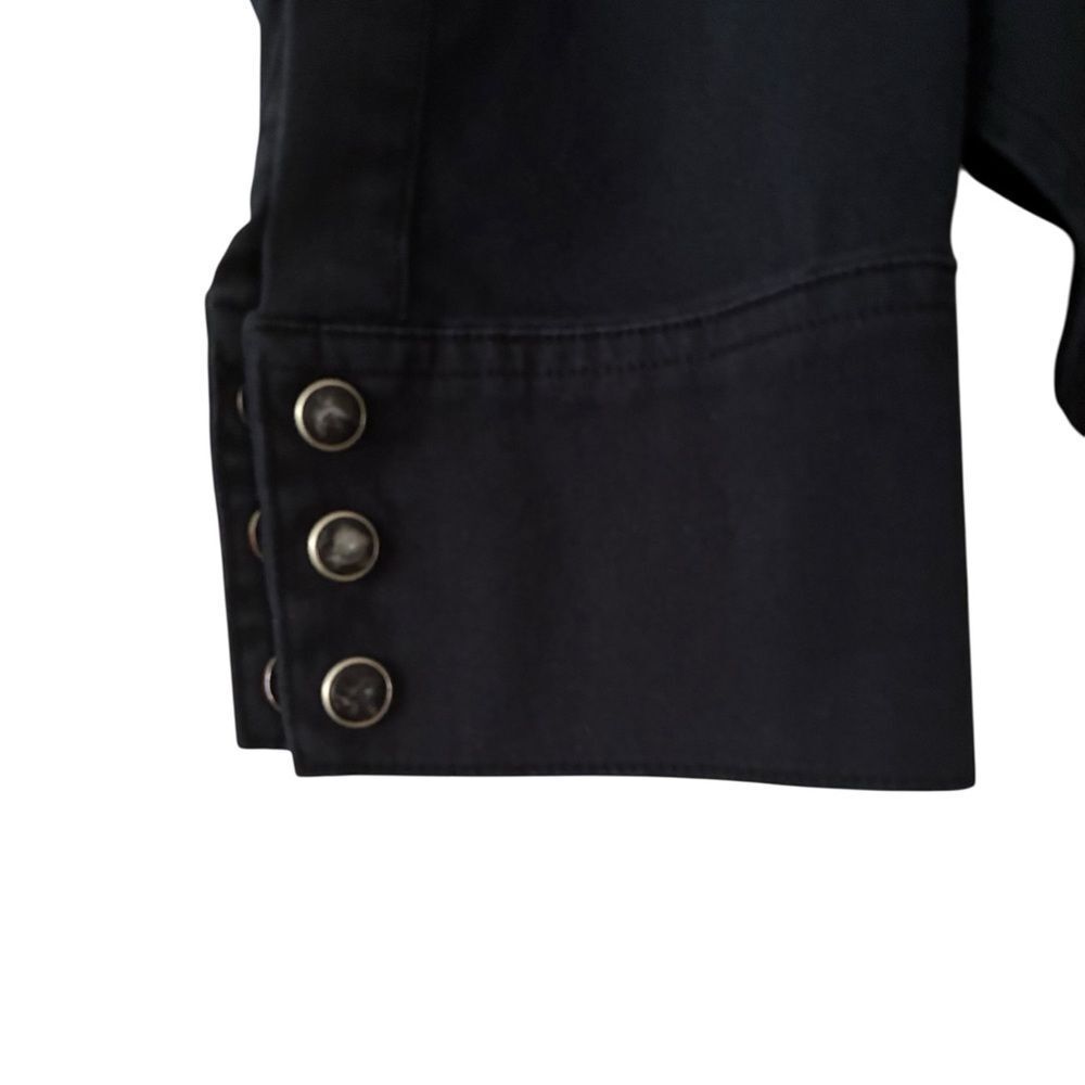 Lucky Brand Black Cotton Shirt Woman’s Size L - Picture 3 of 3